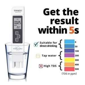 New LED digital water tester, water purification test meter TDS/EC water test